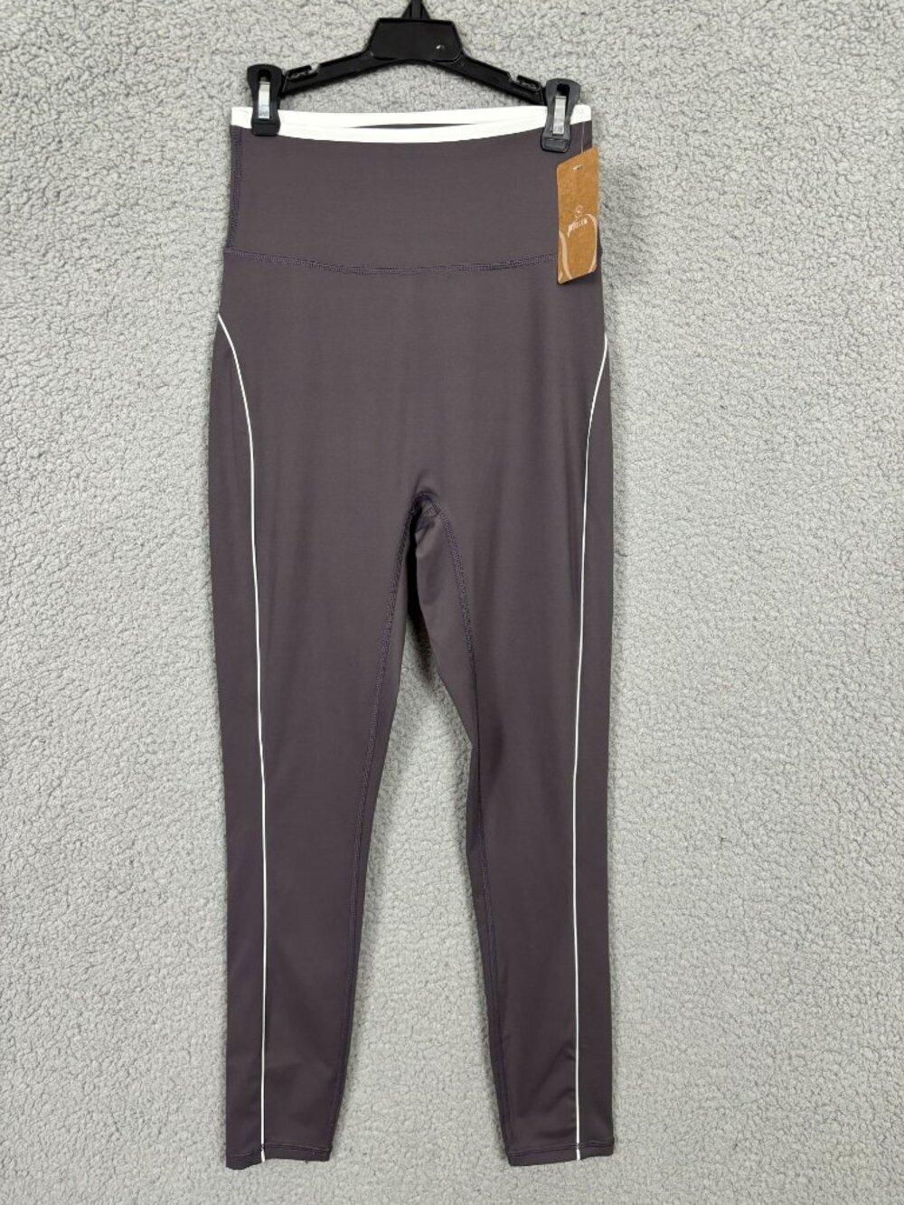 BERLOOK  Women's Buttery Soft Leggings Tummy Control  High Waist Gray Small NWTs